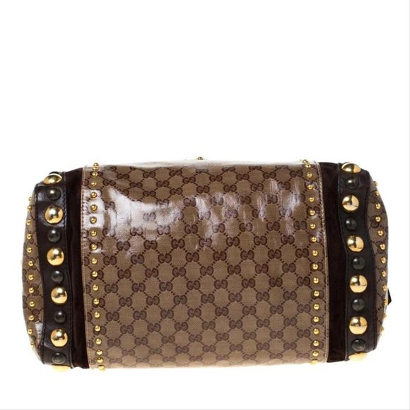 GUCCI BOSTON INDY BABOUSKA GG CRYSTAL  BAG - Picture 6 of 12